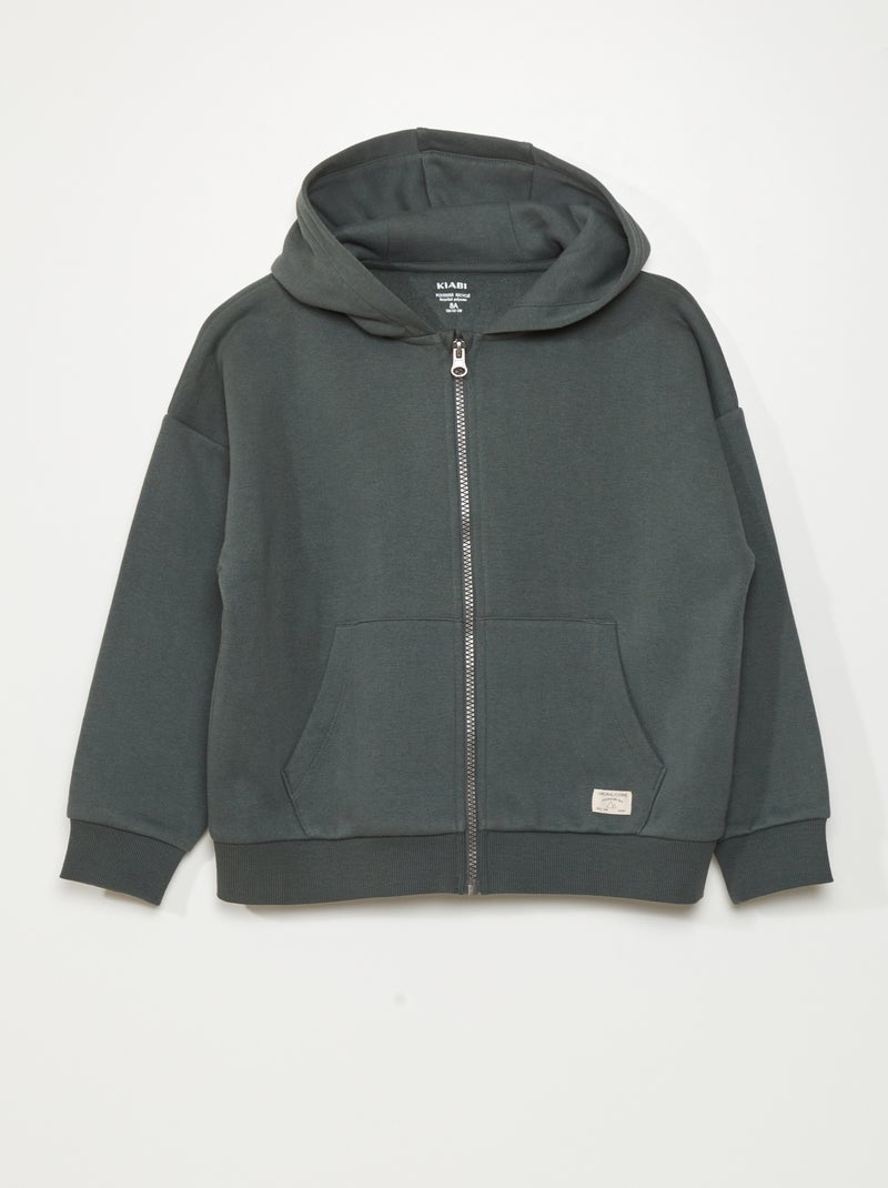 Sweat en molleton Vert - Kiabi