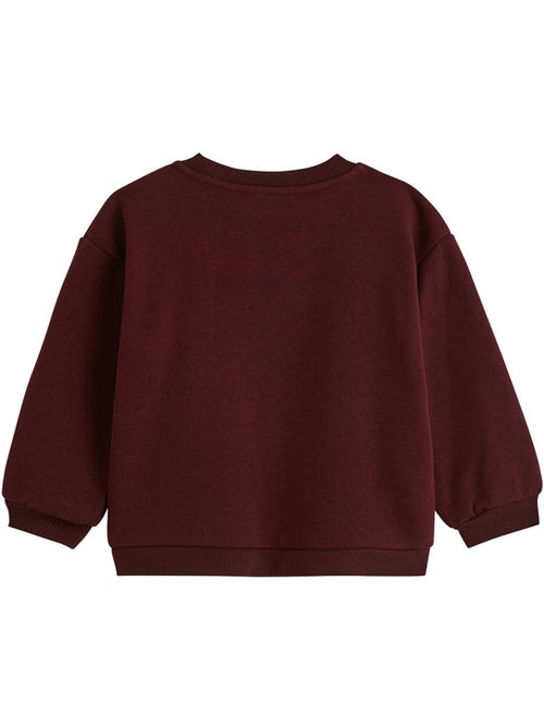 Sweat en molleton violette - Kiabi