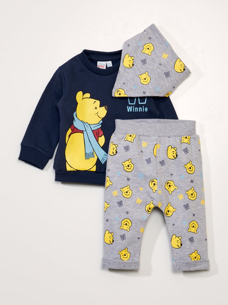 Sweat en molleton 'Winnie' Bleu - Kiabi