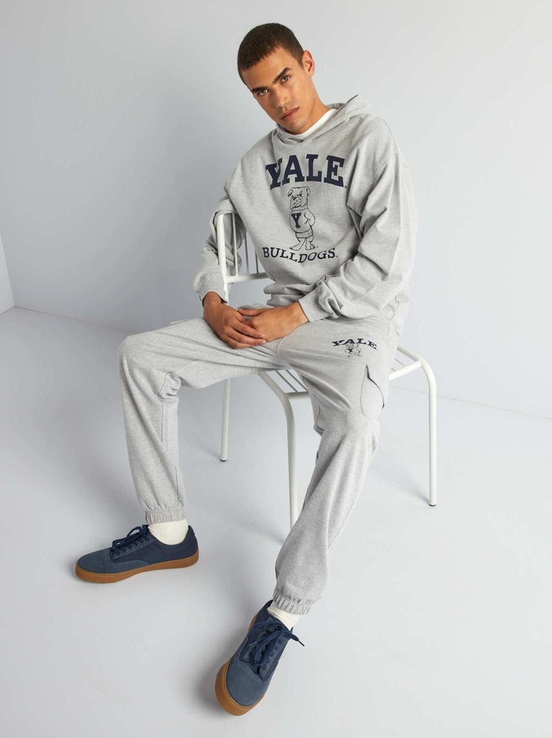 Sweat en molleton 'Yale' Gris - Kiabi