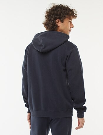 Sweat en molleton zippé à capuche