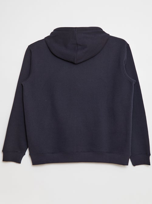 Sweat en molleton zippé et à capuche - Kiabi