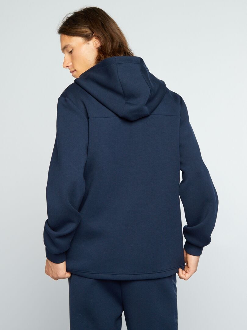 Sweat en néoprène et matelassé Bleu - Kiabi