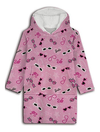 Sweat en Polaire - Lunettes Barbie - 7 à 14 ans