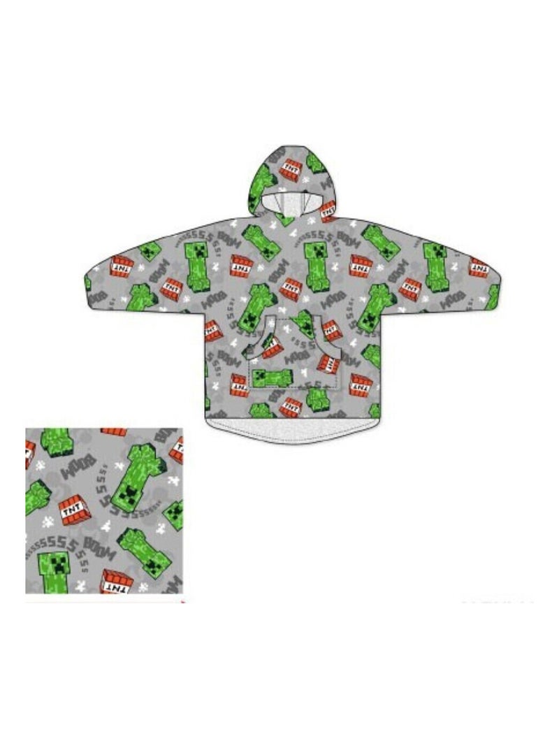 Sweat en Polaire 7 à 14 ans - MINECRAFT vert Multicolore - Kiabi