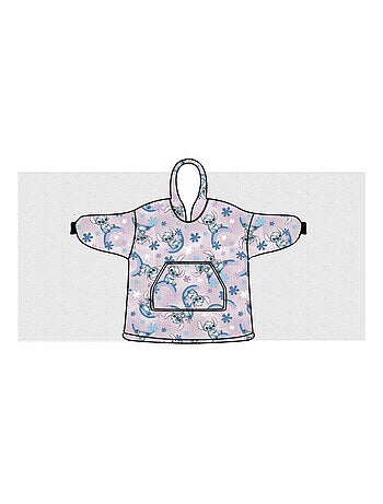 Sweat en Polaire 7 à 14 ans - STITCH rose