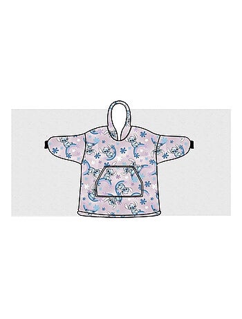 Sweat en Polaire 7 à 14 ans - STITCH rose