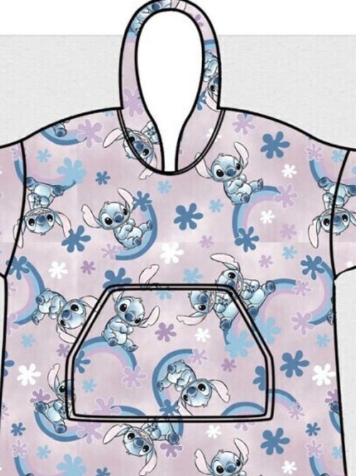 Sweat en Polaire 7 à 14 ans - STITCH rose - Kiabi