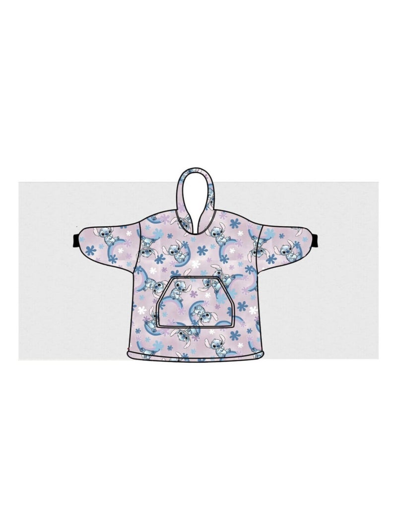 Sweat en Polaire 7 à 14 ans - STITCH rose Multicolore - Kiabi
