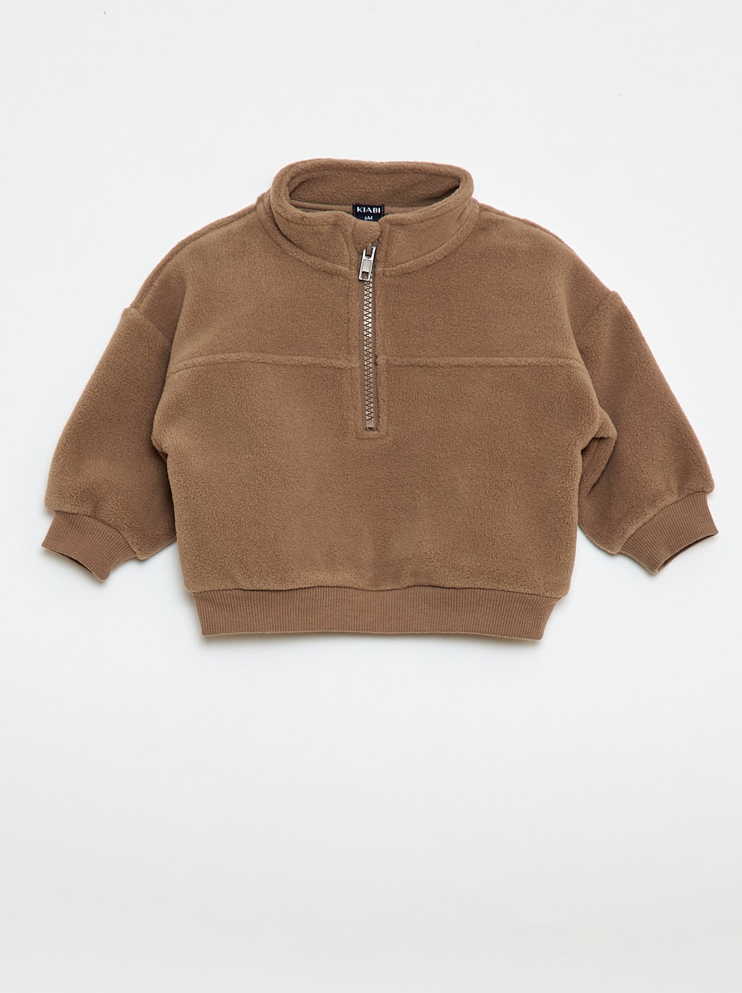 Sweat en polaire avec col zippé