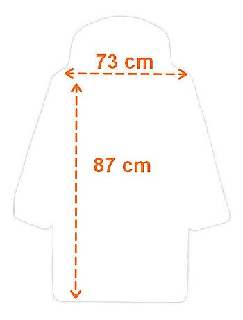 Sweat en Polaire Dragon Ball Z - Son Goku - Orange - Taille adulte