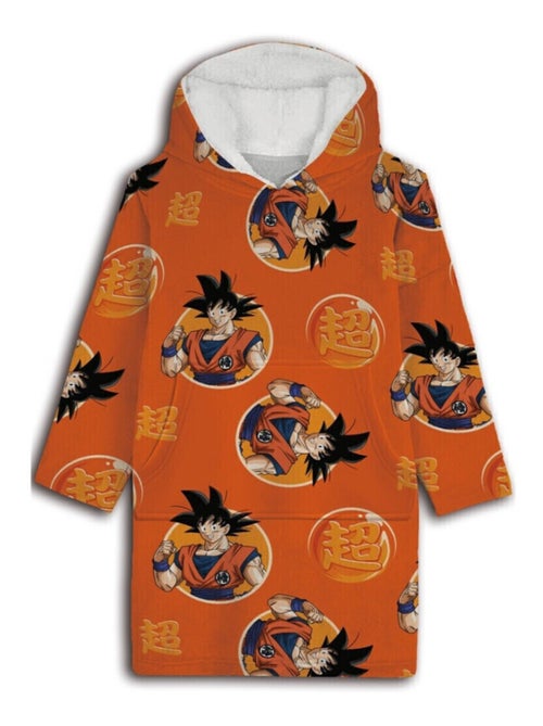 Sweat en Polaire Dragon Ball Z - Son Goku - Orange - Taille adulte - Kiabi