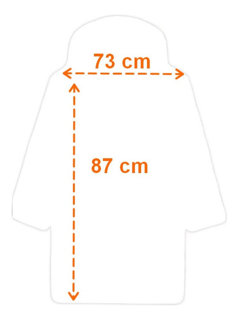 Sweat en Polaire Harry Potter oversize Bleu et Blanc - Hedwige la Chouette - Taille adulte Bleu - Kiabi