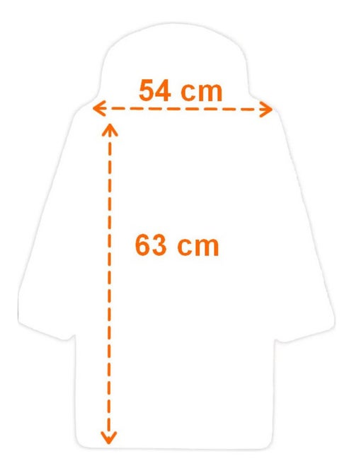 Sweat en Polaire Harry Potter oversize Bleu et Blanc - Hedwige la Chouette - Taille enfant - Kiabi