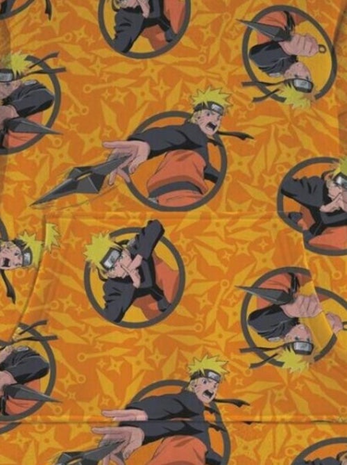 Sweat en Polaire Naruto oversize Orange - Taille adulte - Kiabi Sweat en Polaire Naruto oversize Orange - Taille adulte - Kiabi