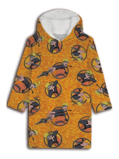 Sweat en Polaire Naruto oversize Orange - Taille enfant - Kiabi