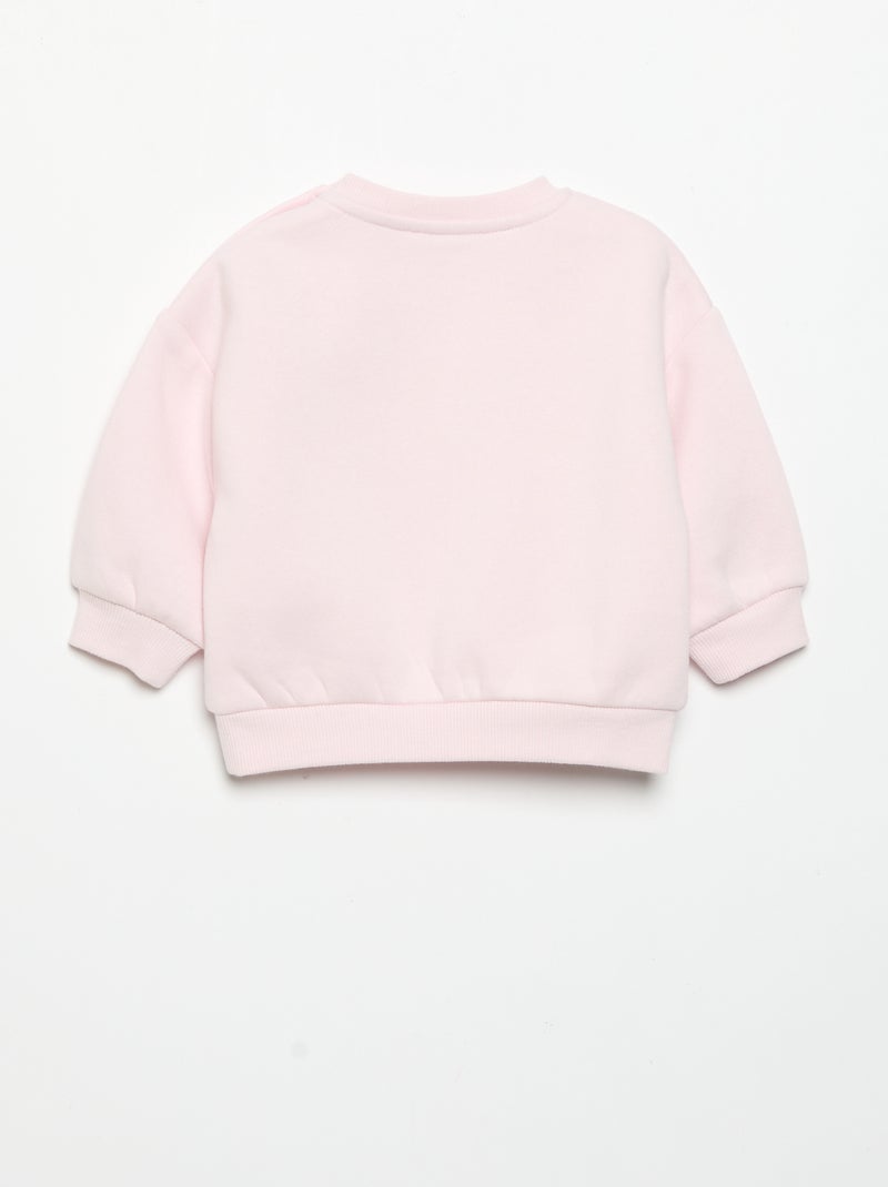 Sweat en polaire Rose - Kiabi