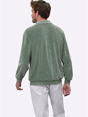 Sweat en velours ras qualité velours ras doux - taille standard - witt