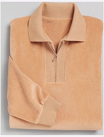 Sweat en velours ras qualité velours ras doux - taille standard - witt