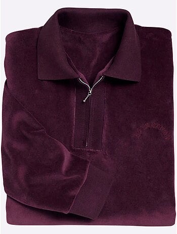 Sweat en velours ras qualité velours ras doux - taille standard - witt