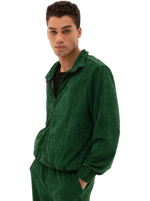 Sweat en velours zippé pour homme giesto - Kiabi Sweat en velours zippé pour homme giesto - Kiabi