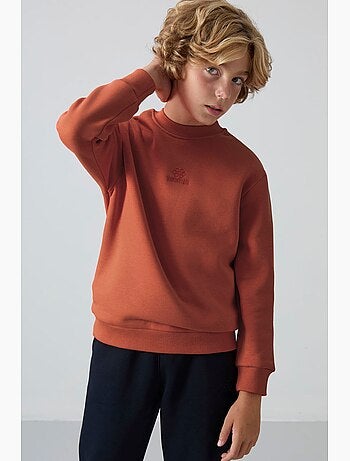 Sweat enfant à col rond brodé tommy