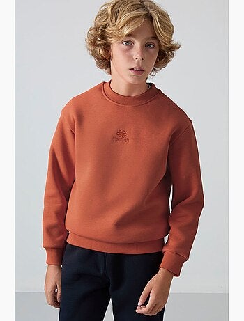 Sweat enfant à col rond brodé tommy