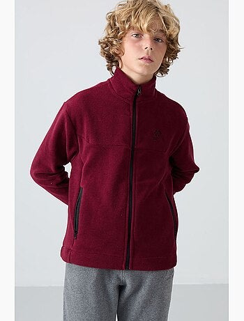 Sweat enfant à col zippé tommy
