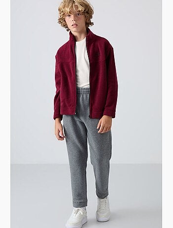 Sweat enfant à col zippé tommy