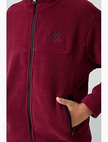 Sweat enfant à col zippé tommy