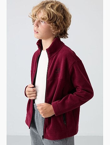 Sweat enfant à col zippé tommy