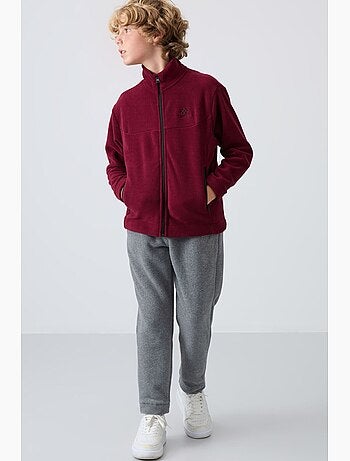 Sweat enfant à col zippé tommy