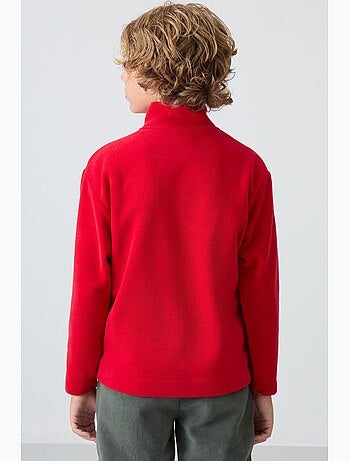 Sweat enfant à col zippé tommy