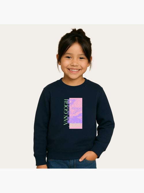 Sweat Enfant APOH VAN GOGH STARRY NIGHT SCRIBBLE - Kiabi
