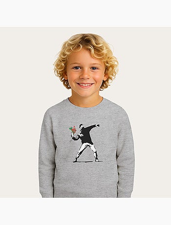 Sweat Enfant BANKSY LOVE