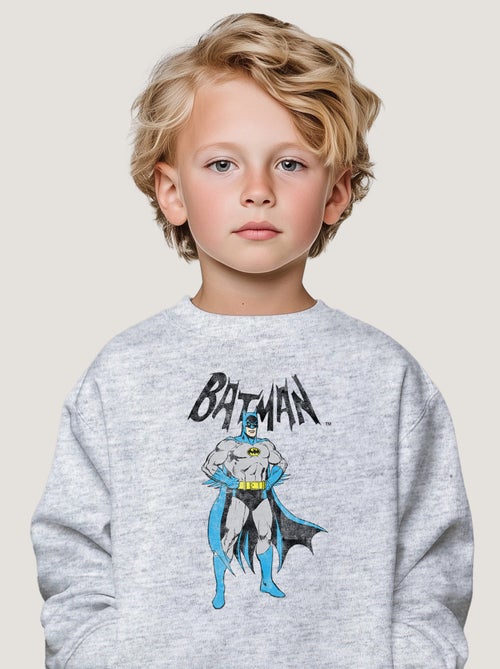Sweat Enfant BATMAN GREY & BLUE - Kiabi