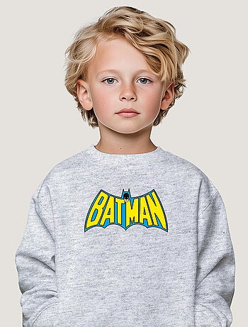 Sweat Enfant BATMAN LOGO YELLOW BLUE