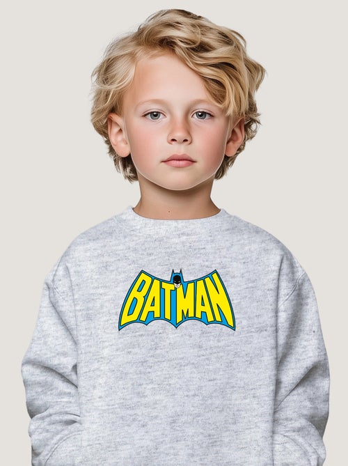 Sweat Enfant BATMAN LOGO YELLOW BLUE - Kiabi