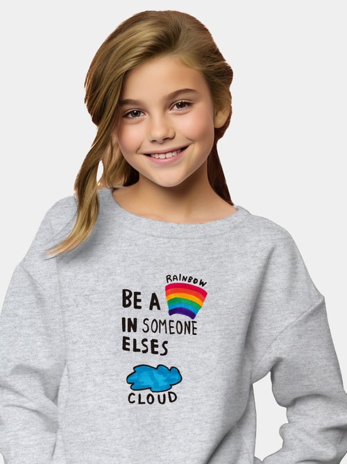 Sweat Enfant BE A RAINBOW - Kiabi