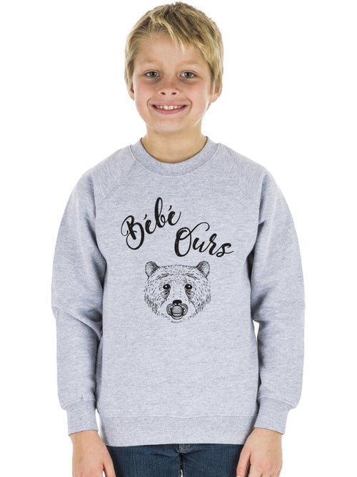 Sweat Enfant BEBE OURS - Kiabi