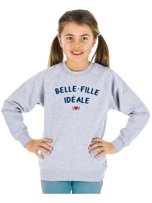 Sweat Enfant BELLE-FILLE IDÉALE - Kiabi