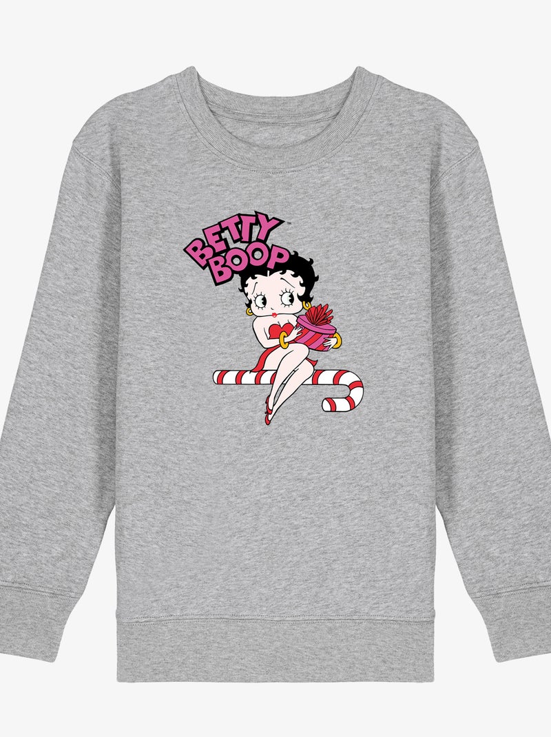 Sweat Enfant BETTY BOOP 2 Gris chiné - Kiabi