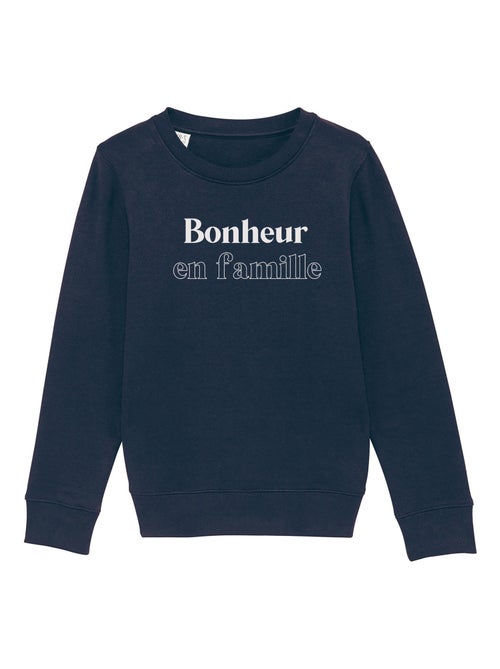 Sweat Enfant BONHEUR EN FAMILLE - Kiabi