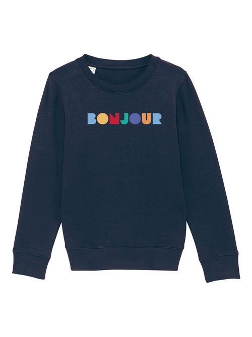 Sweat Enfant BONJOUR COLORÉ - Kiabi