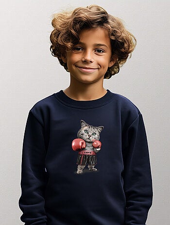 Sweat Enfant BOXING CAT