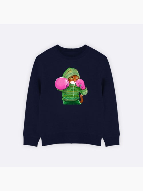 Sweat Enfant BOXING CAT GINGER - Kiabi