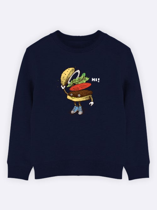Sweat Enfant BURGER GREETING - Kiabi Sweat Enfant BURGER GREETING - Kiabi