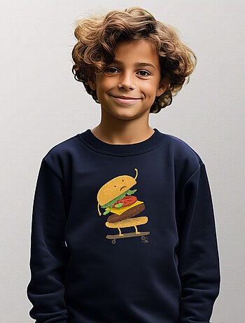 Sweat Enfant BURGER WIPEOUT
