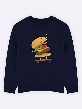 Sweat Enfant BURGER WIPEOUT