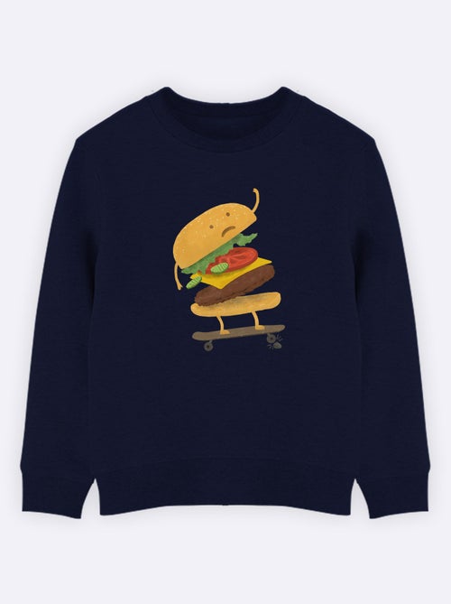 Sweat Enfant BURGER WIPEOUT - Kiabi